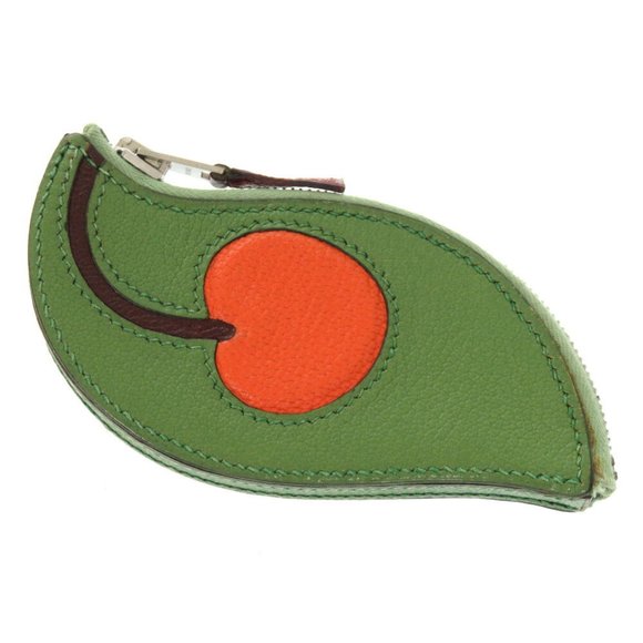 HERMES Orange Wallet - Picture 2 of 6